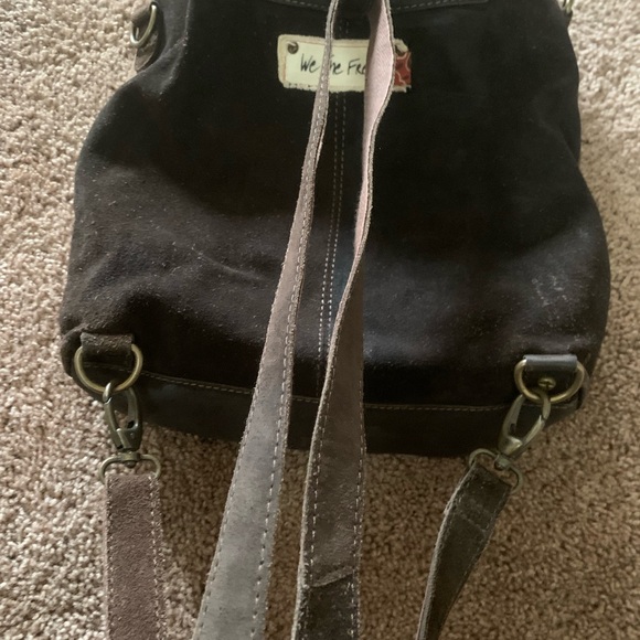 Free People Black and Brown boho Backpack - Picture 5 of 16